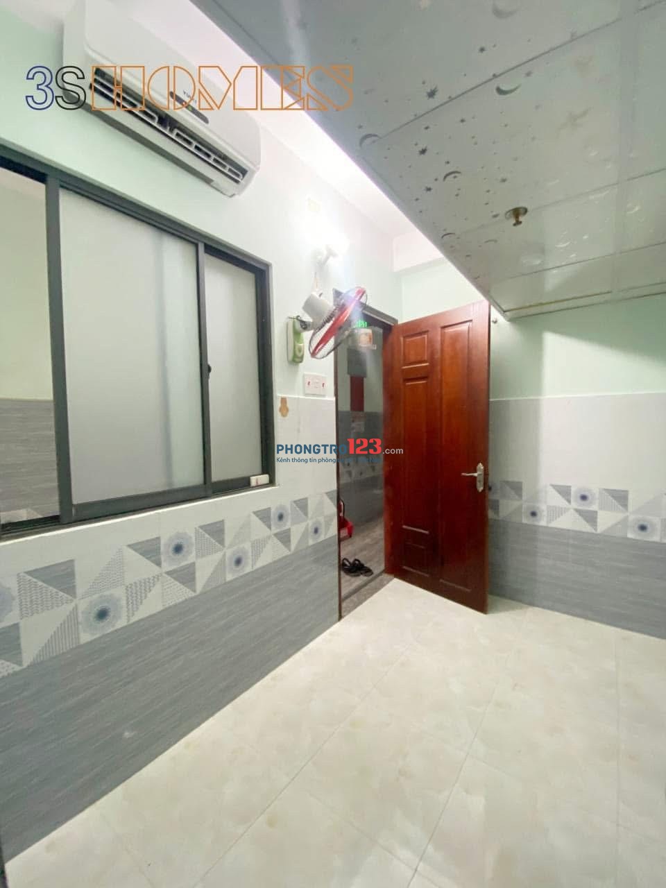 Trọ rẻ có máy lạnh, gần HUit -AEON TÂN PHÚ