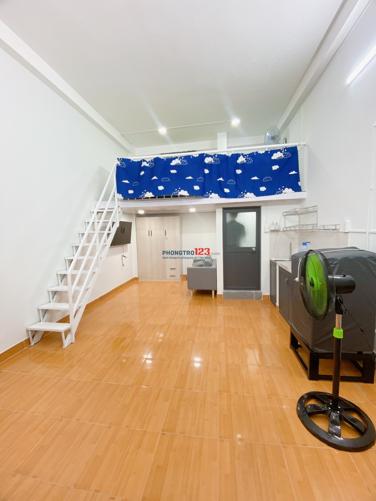 Phòng Duplex 24m² + gác 8m², full nội thất, bếp riêng – Phan Văn Trị, Bình Thạnh, chỉ 6tr/tháng