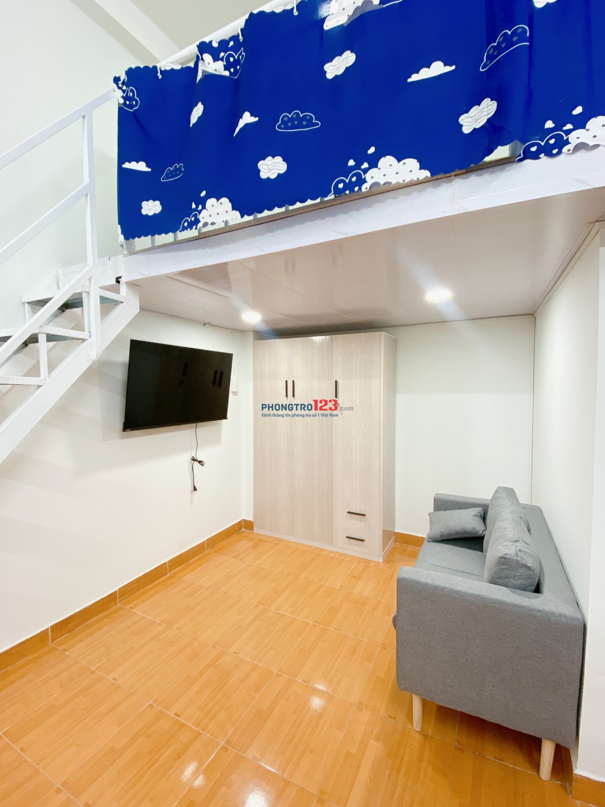 Phòng Duplex 24m² + gác 8m², full nội thất, bếp riêng – Phan Văn Trị, Bình Thạnh, chỉ 6tr/tháng