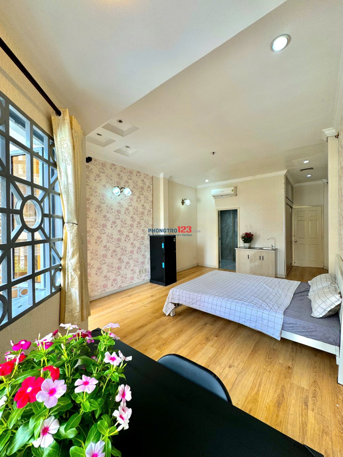 Phòng mới 100% vừa hoàn thiện. Ngay gần công viên Gia Định