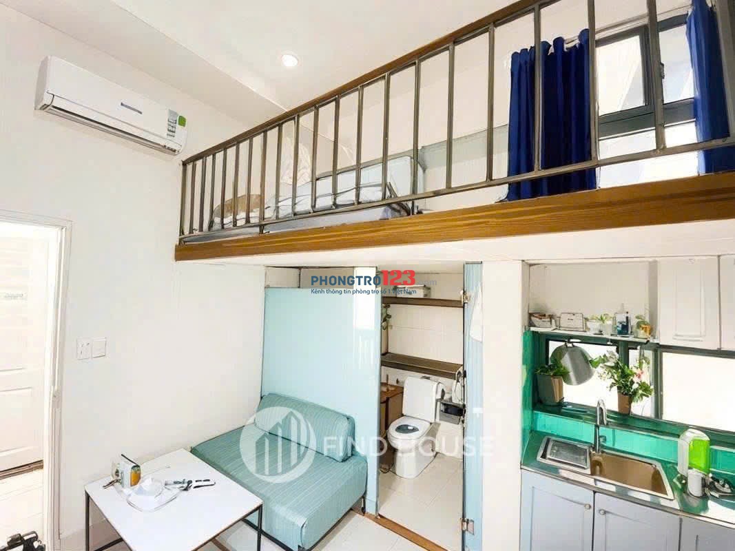 Cho thuê CHDV Duplex ban công gác cao quận 7 gần lotte, ĐH TĐT-NTT, Cầu Tân Thuận, KCX Tân Thuận