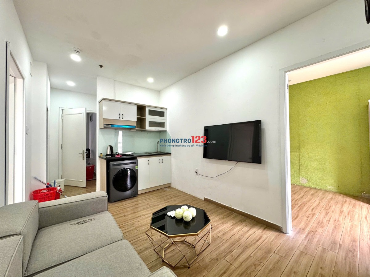 Cho thuê căn hộ mini Full nội thất có ban công, máy giặt sấy riêng, ngay Ngã Bảy Lý Thái Tổ Quận 5