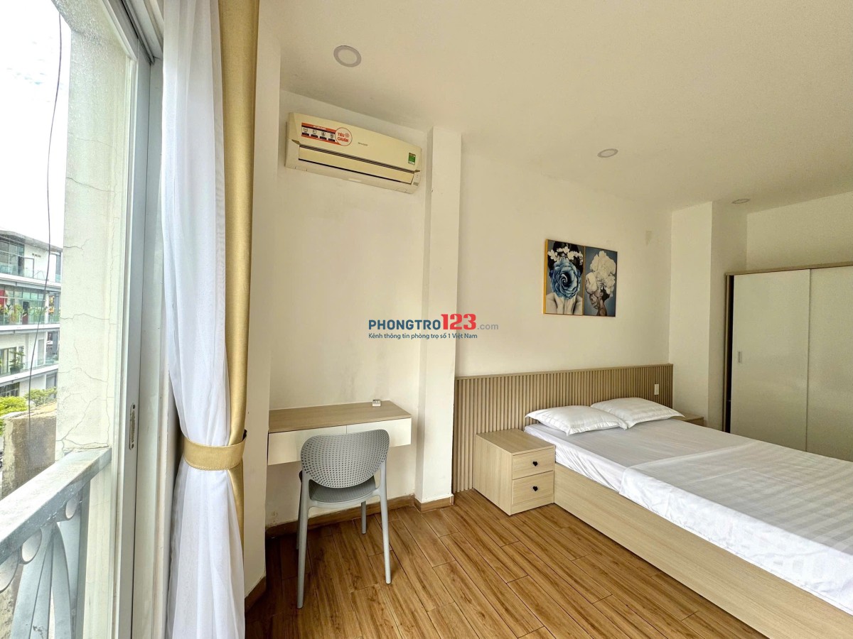 Cho thuê căn hộ mini Full nội thất có ban công, máy giặt sấy riêng, ngay Ngã Bảy Lý Thái Tổ Quận 5