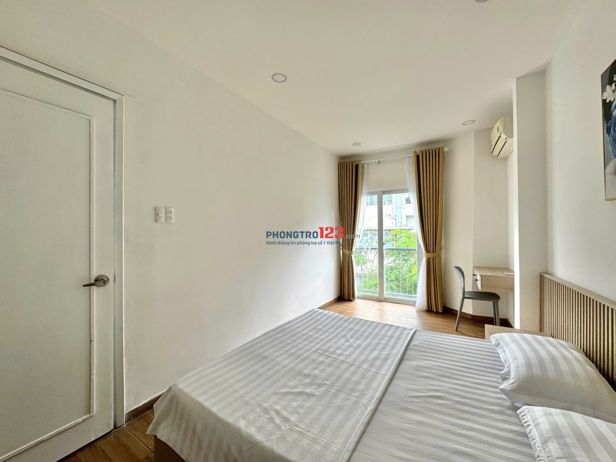 Cho thuê căn hộ mini Full nội thất có ban công, máy giặt sấy riêng, ngay Ngã Bảy Lý Thái Tổ Quận 5