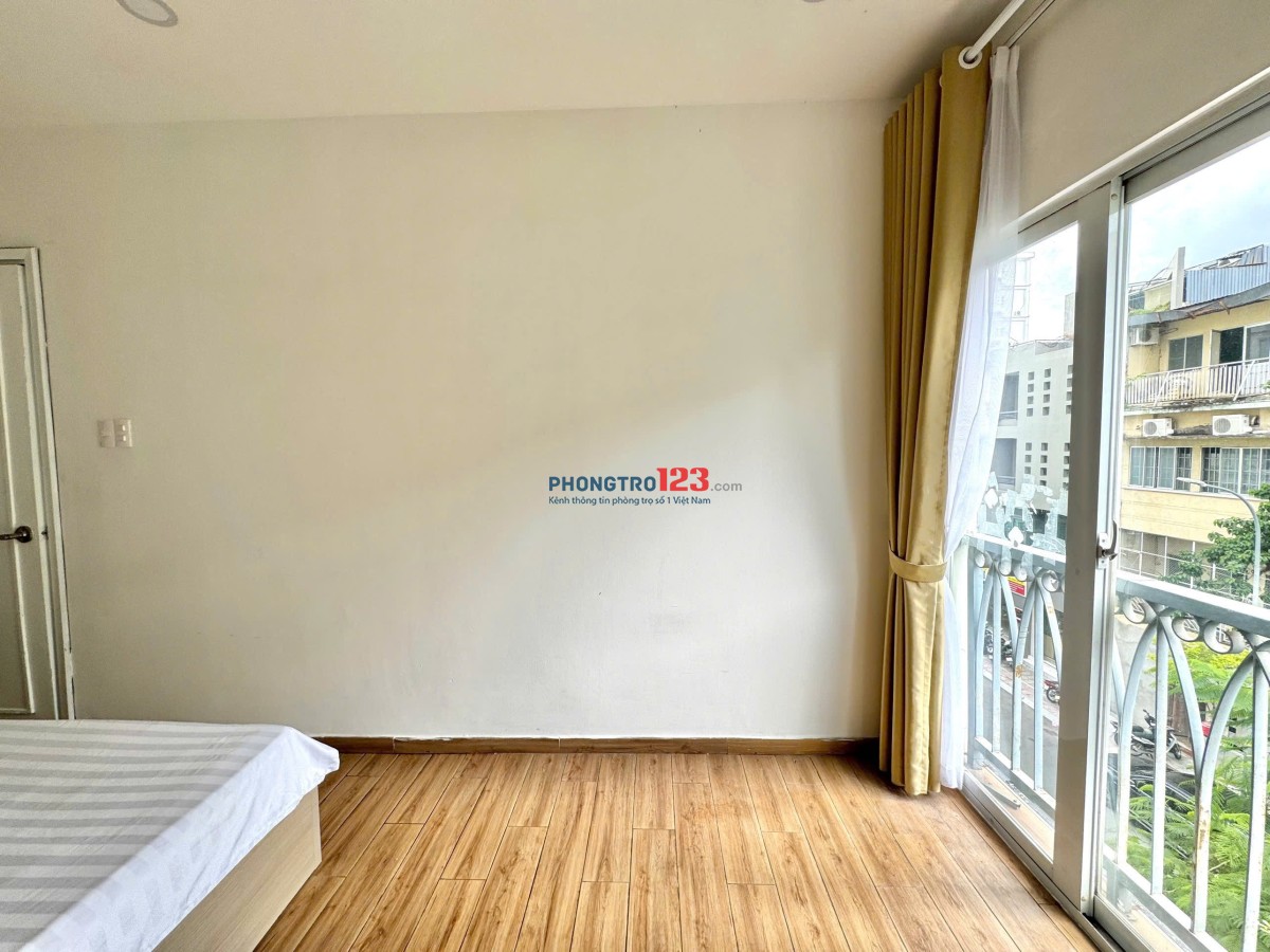 Cho thuê căn hộ mini Full nội thất có ban công, máy giặt sấy riêng, ngay Ngã Bảy Lý Thái Tổ Quận 5