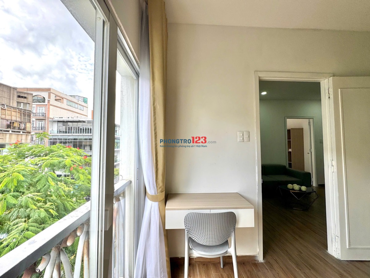 Cho thuê căn hộ mini Full nội thất có ban công, máy giặt sấy riêng, ngay Ngã Bảy Lý Thái Tổ Quận 5
