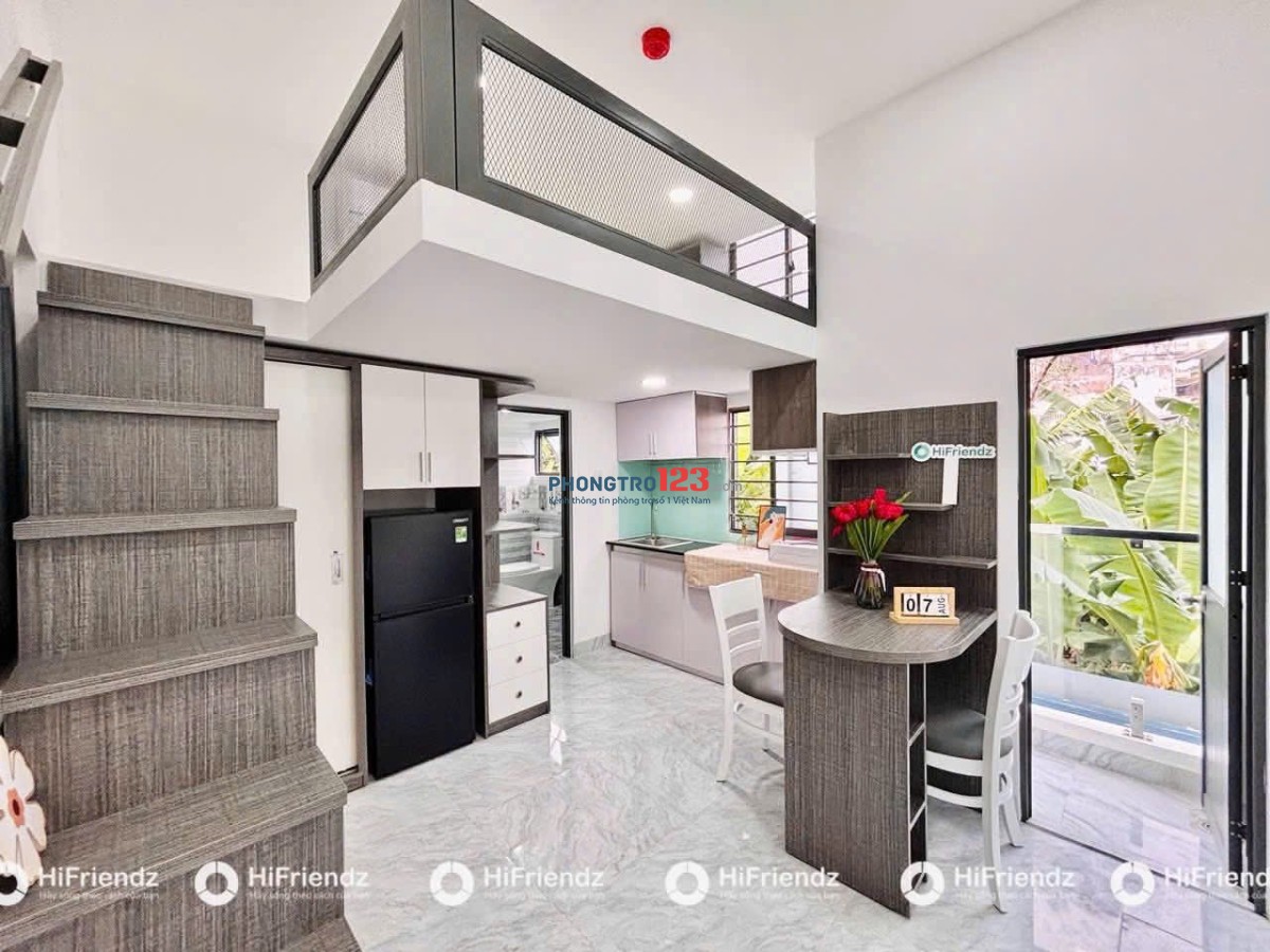  Căn hộ có gác xinh xắn – Ban công thoáng mát – Full nội thất – Nguyễn Minh Châu gần Aeon Tân Phú