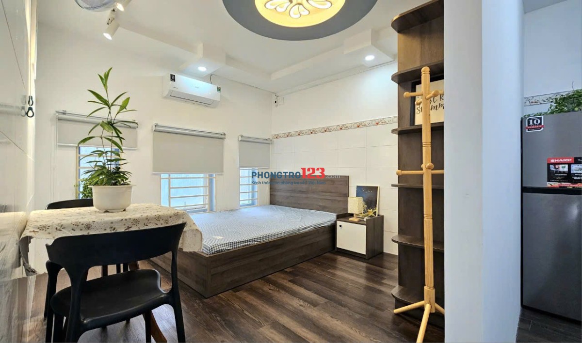 Phòng trọ cho thuê gần đại học Hoa Sen, UEH, Văn Hiến, Y Khoa, full nội thất giá rẻ rộng 35m2 1PN