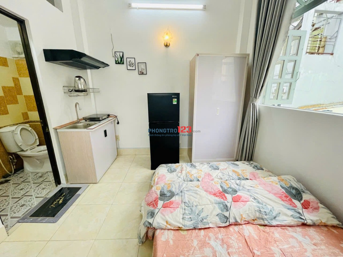Phòng trọ cho thuê gần Đại học UEH, Y Khoa, ĐH Mở, Huflit, Hoa Sen - full nội thất không chung chủ