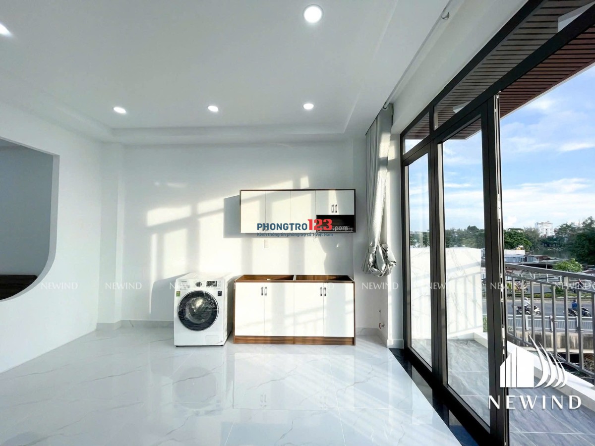KHAI TRƯƠNG CĂN HỘ 1 PHÒNG NGỦ MỚI 100% FULL NỘI THẤT MÁY GIẶT RIÊNG NGAY KDC HIM LAM QUẬN 7