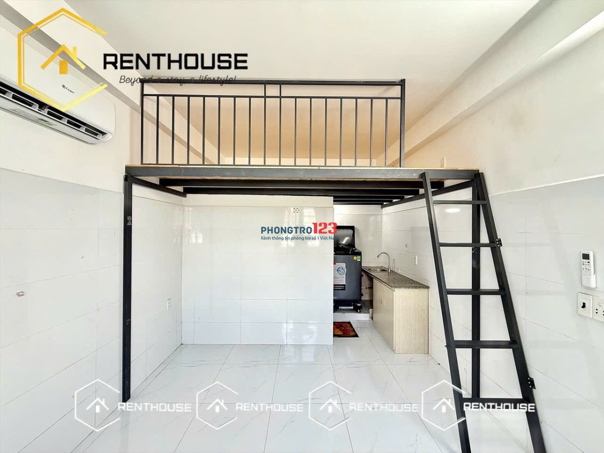 Cho thuê phòng có gác 28m2 ngay Dương Quảng Hàm, gần đại Học Văn Lang Cơ Sở 3, Gia Định, IUH