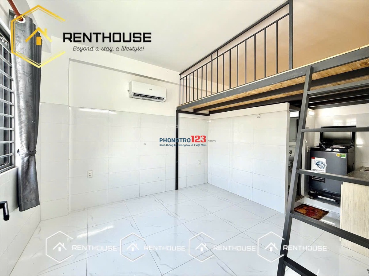 Cho thuê phòng có gác 28m2 ngay Dương Quảng Hàm, gần đại Học Văn Lang Cơ Sở 3, Gia Định, IUH