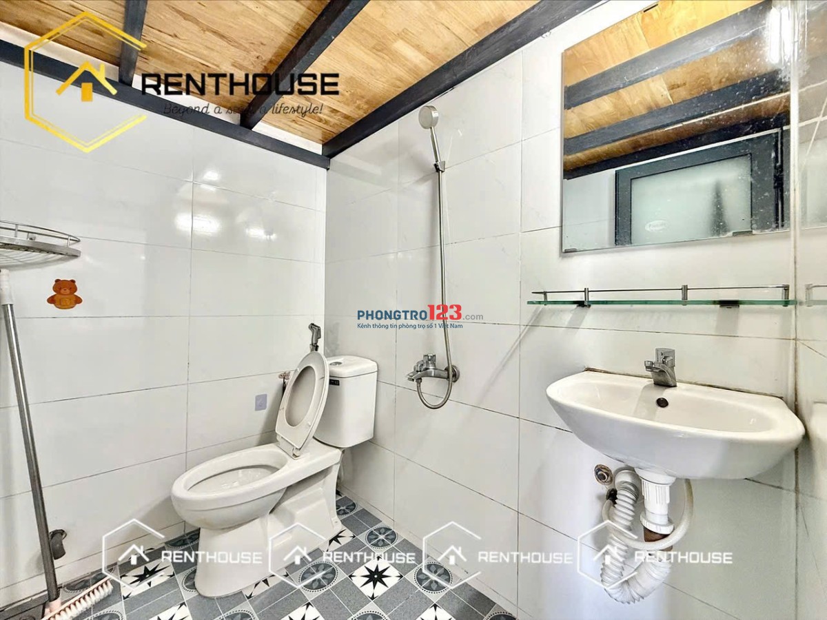 Cho thuê phòng có gác 28m2 ngay Dương Quảng Hàm, gần đại Học Văn Lang Cơ Sở 3, Gia Định, IUH