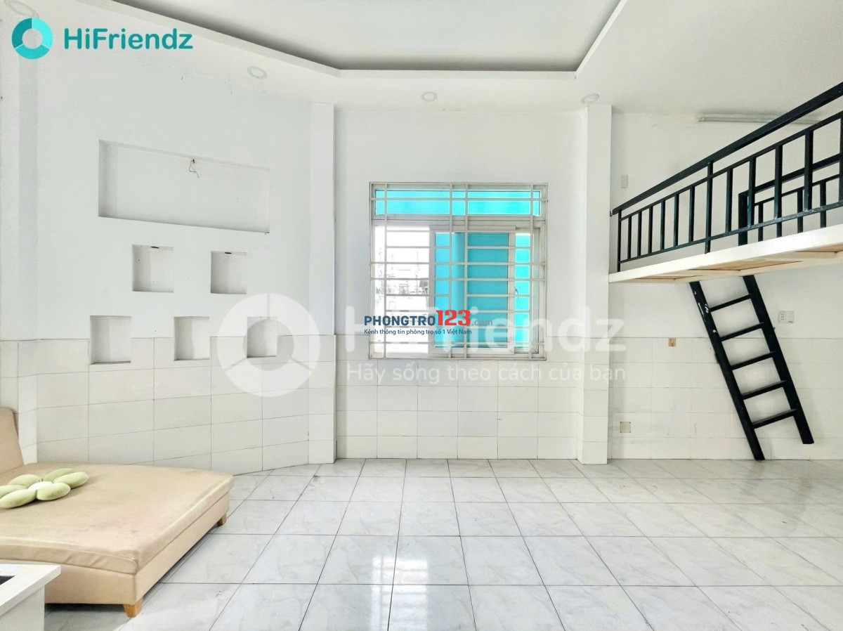 CHO THUÊ PHÒNG SIÊU RỘNG 40m2 GÁC 1m7 SẴN MÁY LẠNH GẦN ĐH CÔNG THƯƠNG