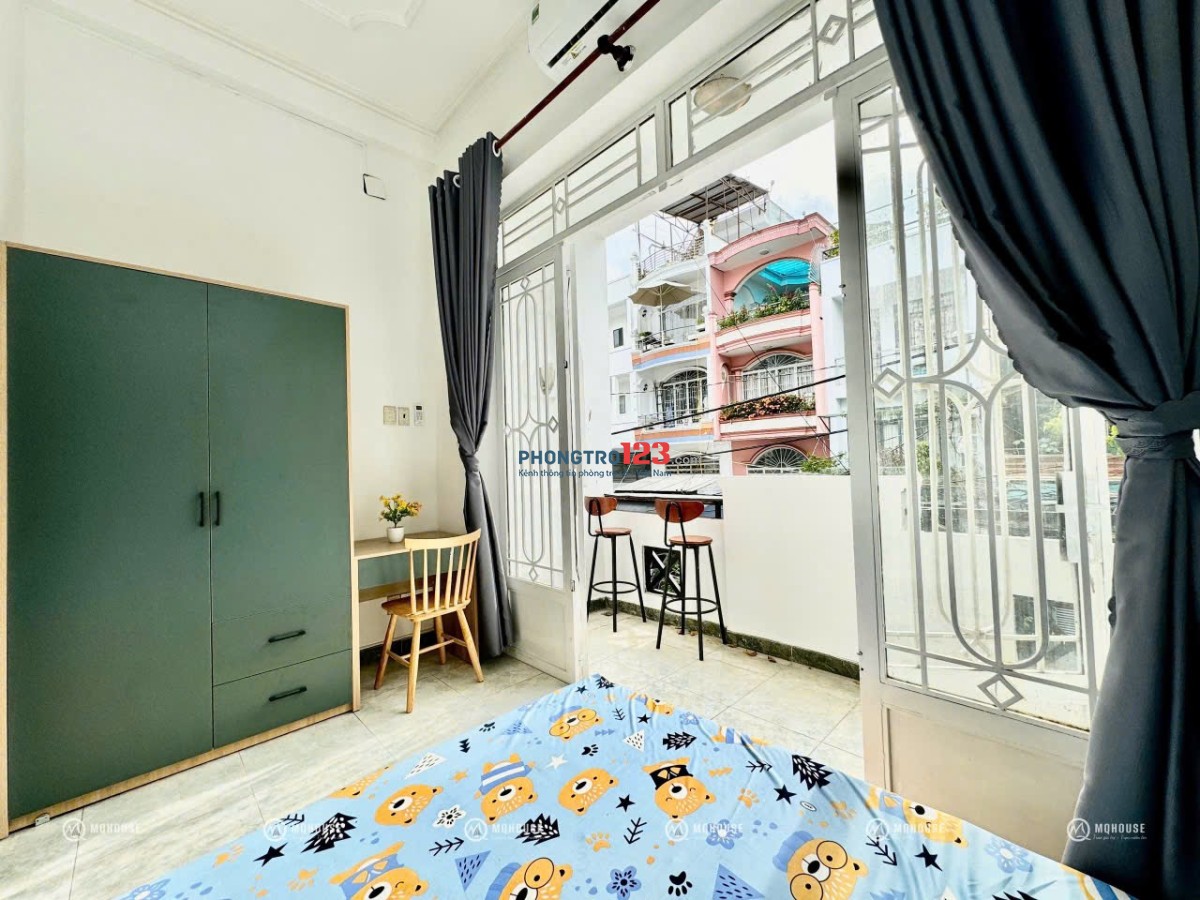 Căn hộ 1 phòng ngủ tách bếp , có ban công rộng gần Đại học Văn Hiến