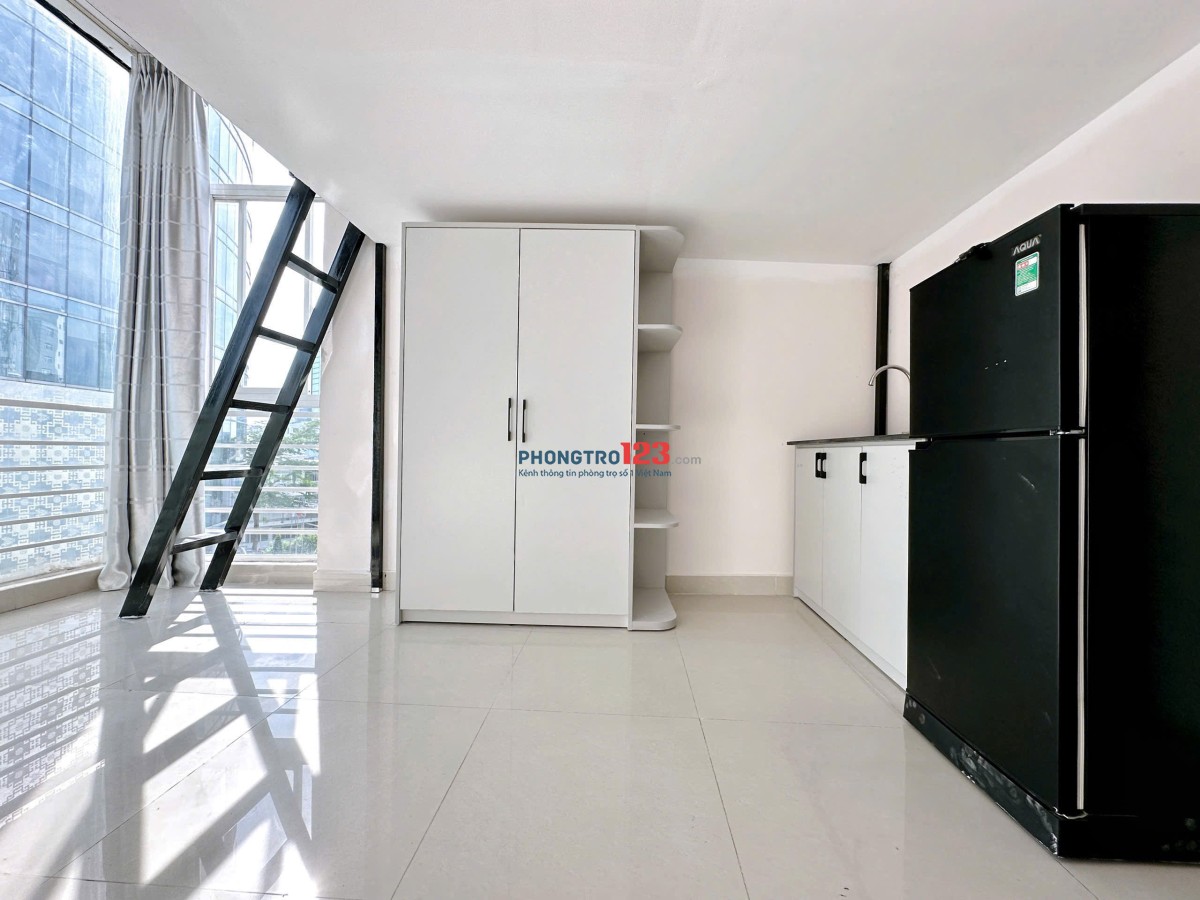 Cho Thuê Phòng có gác rộng siêu thoáng, full nội thất ngay Điện Biên Phủ gần Hồng Bàng, UEF, Hutech