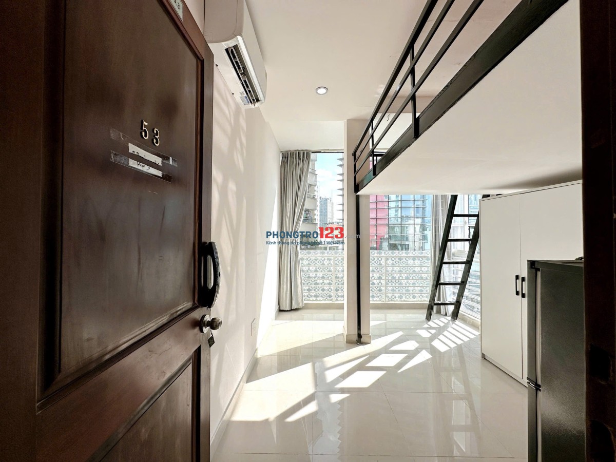 Cho Thuê Phòng có gác rộng siêu thoáng, full nội thất ngay Điện Biên Phủ gần Hồng Bàng, UEF, Hutech