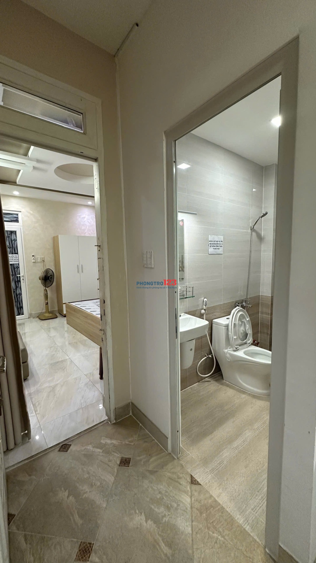 Chính chủ cho thuê phòng hẻm 80 Nguyễn Trãi P3Q5