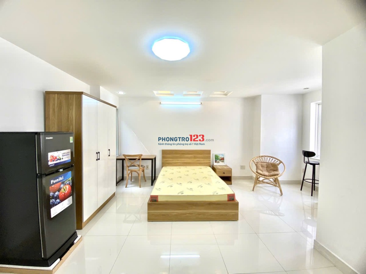 Cho thuê phòng FULL NT MỚI 100% 35m2 CỬA SỔ RỘNG gần ĐH VĂN LANG,tiện ra Đặng Thuỳ Trâm cầu Bình Lợi