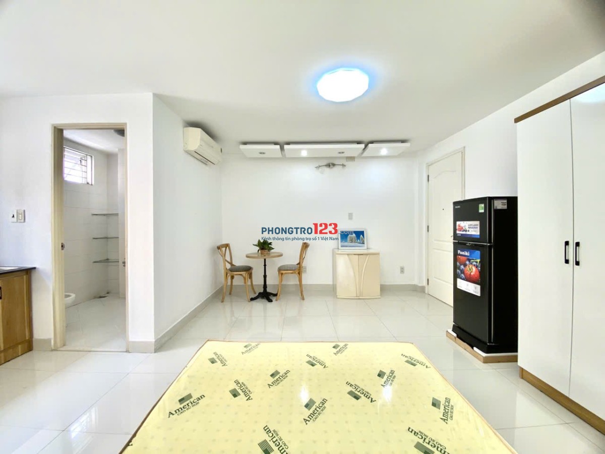 Cho thuê phòng FULL NT MỚI 100% 35m2 CỬA SỔ RỘNG gần ĐH VĂN LANG,tiện ra Đặng Thuỳ Trâm cầu Bình Lợi