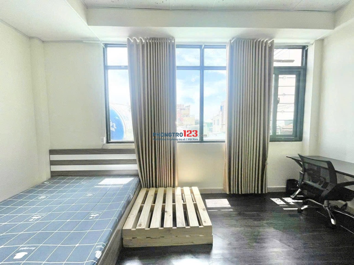 CHO THUÊ PHÒNG TRỌ 30M2 CỬA SỔ LỚN FULL NỘI THẤT GẦN ĐẠI HỌC BÁCH KHOA, HUFLIT,KINH TẾ,VẠN HẠNH MALL