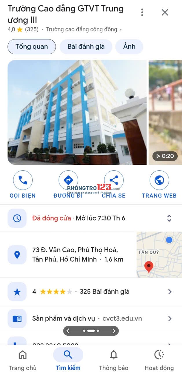 Kí túc xá cao cấp dành cho sinh viên gần các trường cao đẳng, ĐH bán kính 300m đến 2,7km