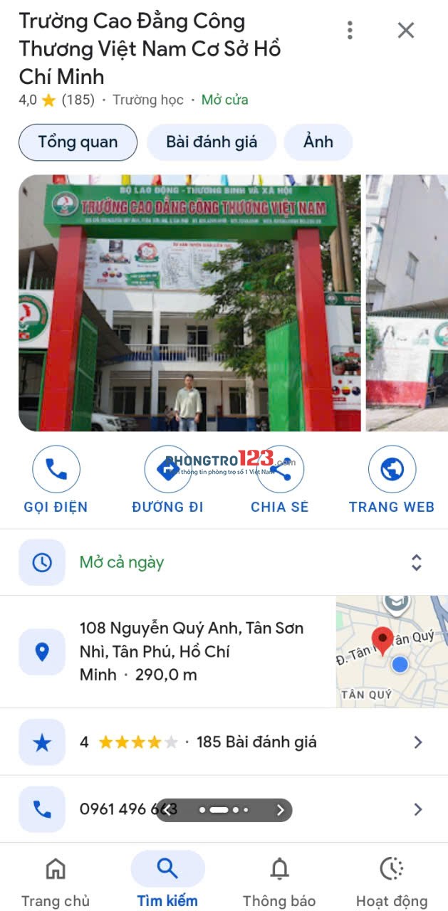 Kí túc xá cao cấp dành cho sinh viên gần các trường cao đẳng, ĐH bán kính 300m đến 2,7km