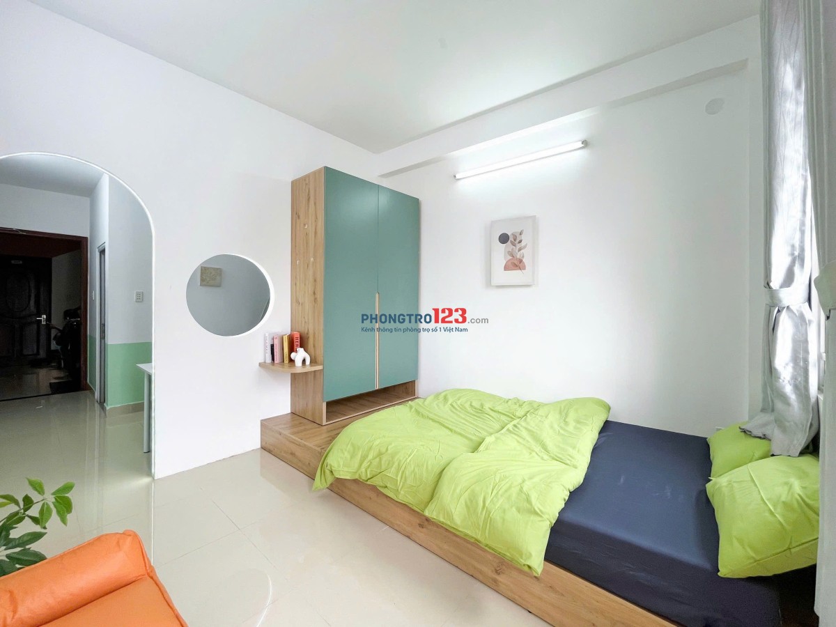 Trống phòng tách bếp 30m2 full nội thất bancol Nguyễn Thái Sơn, quận Gò Vấp, gần ĐH Văn Lang, IUH