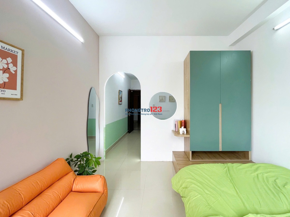 Trống phòng tách bếp 30m2 full nội thất bancol Nguyễn Thái Sơn, quận Gò Vấp, gần ĐH Văn Lang, IUH