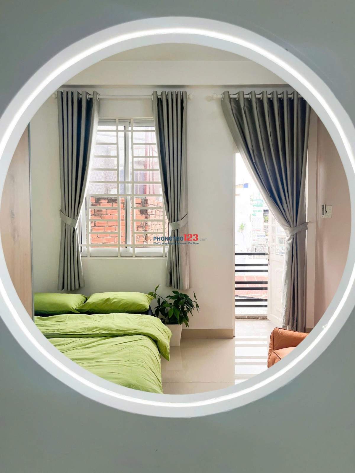 Trống phòng tách bếp 30m2 full nội thất bancol Nguyễn Thái Sơn, quận Gò Vấp, gần ĐH Văn Lang, IUH