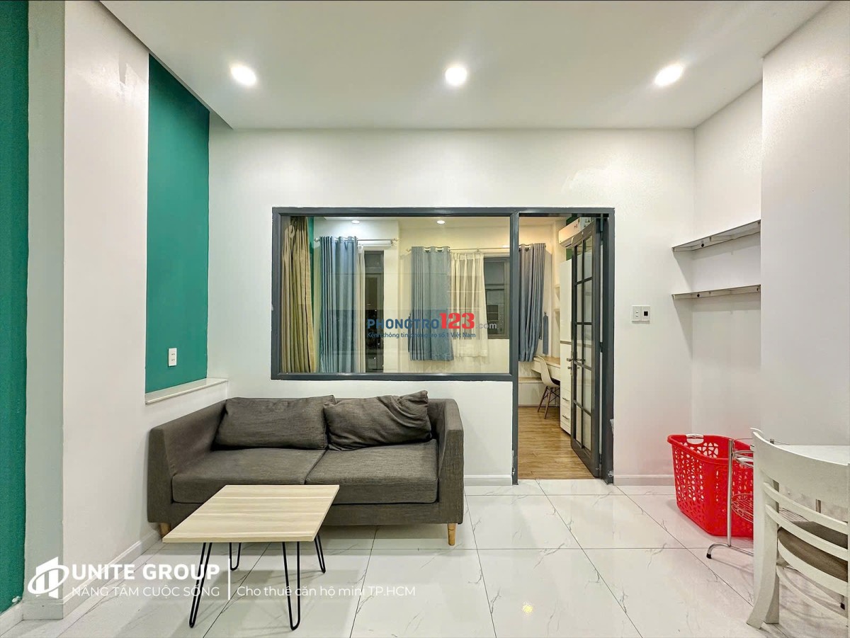 Cho thuê 1PN ban công ngay trung tâm Q8, sát Q7, Q5, Q1 gần cầu Chữ Y, Nguyễn Văn Cừ