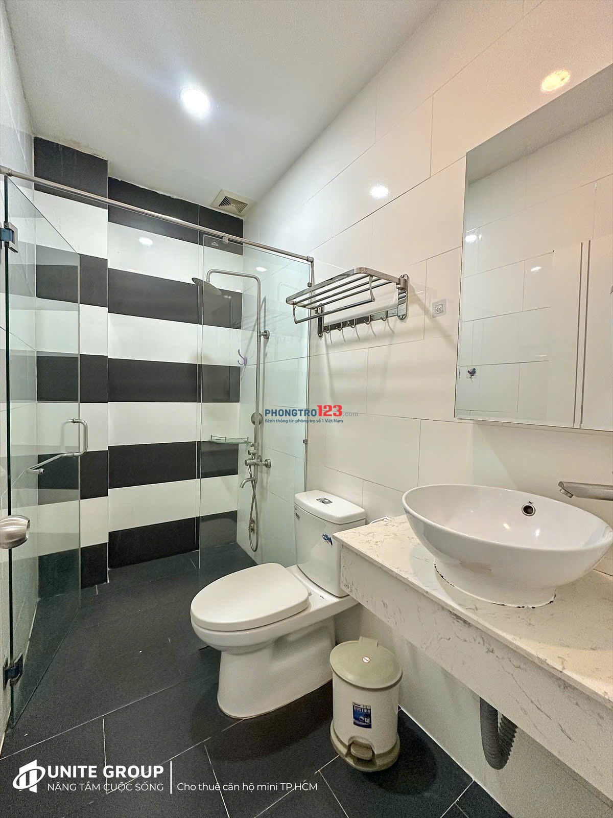 Cho thuê 1PN ban công ngay trung tâm Q8, sát Q7, Q5, Q1 gần cầu Chữ Y, Nguyễn Văn Cừ