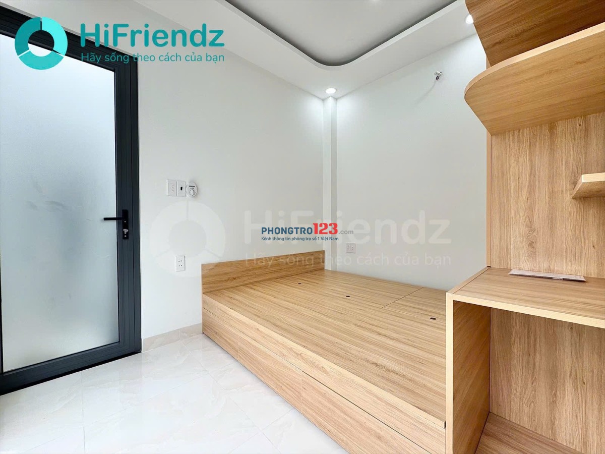 Cho thuê phòng FULL NT mới 100% 30m2 Cửa Sổ Rộng tại Trường Sa gần ĐH UEF, Hồng Bàng tiện qua Q1, Q3