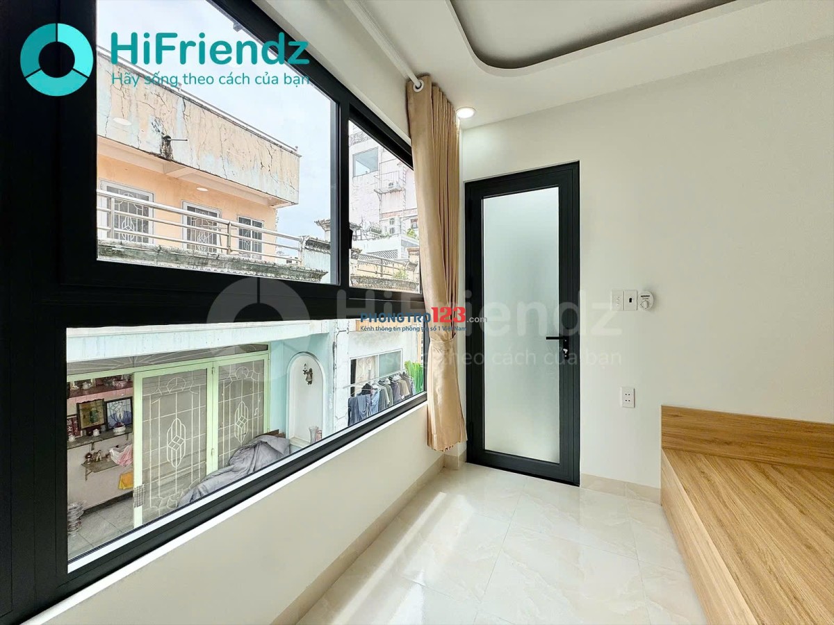 Cho thuê phòng FULL NT mới 100% 30m2 Cửa Sổ Rộng tại Trường Sa gần ĐH UEF, Hồng Bàng tiện qua Q1, Q3