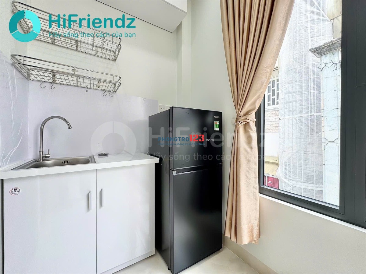 Cho thuê phòng FULL NT mới 100% 30m2 Cửa Sổ Rộng tại Trường Sa gần ĐH UEF, Hồng Bàng tiện qua Q1, Q3