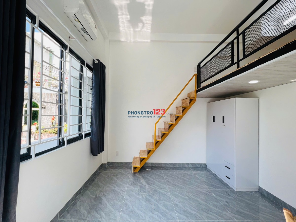 CHỈ CÒN 1 PHÒNG DUY NHẤT. Cực phẩm phòng có gác mới 100% - Full nội thất ngay Nguyễn Duy Trinh