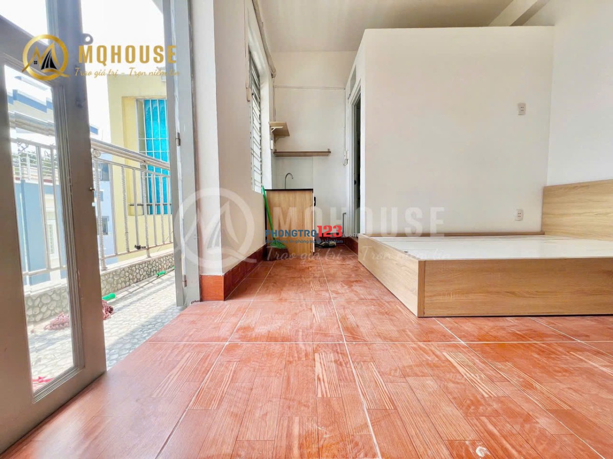  CHO THUÊ CĂN HỘ FULL NỘI THẤT - BAN CÔNG - GẦN ĐH HUTECH, GTVT, CHỢ BÀ CHIỂU