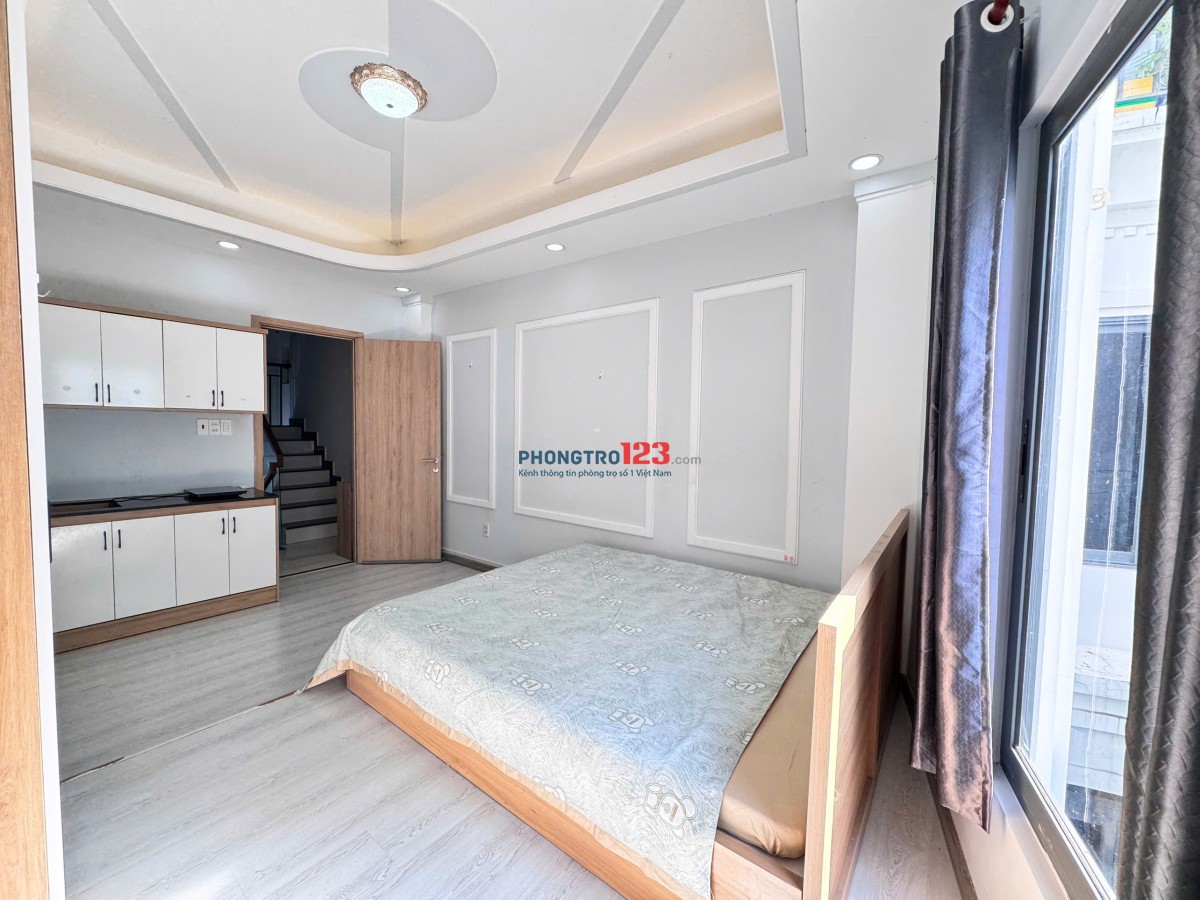 PHÒNG TRỌ FULL NỘI THẤT CỬA SỔ LỚN Ở BÌNH THẠNH GẦN ĐẠI HỌC VĂN LANG - LH: 0334998413