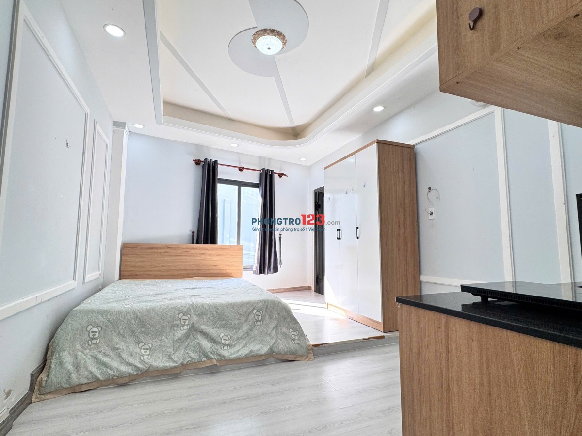 PHÒNG TRỌ FULL NỘI THẤT CỬA SỔ LỚN Ở BÌNH THẠNH GẦN ĐẠI HỌC VĂN LANG - LH: 0334998413