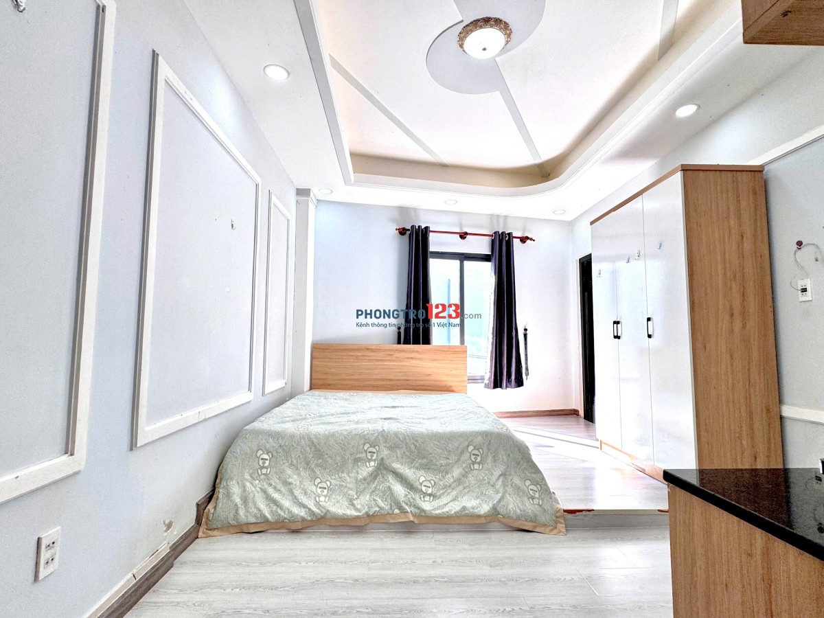 PHÒNG TRỌ FULL NỘI THẤT CỬA SỔ LỚN Ở BÌNH THẠNH GẦN ĐẠI HỌC VĂN LANG - LH: 0334998413