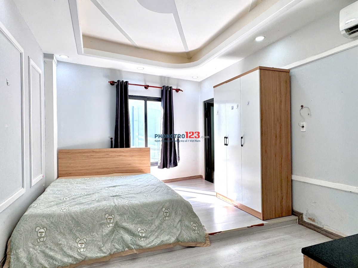 PHÒNG TRỌ FULL NỘI THẤT CỬA SỔ LỚN Ở BÌNH THẠNH GẦN ĐẠI HỌC VĂN LANG - LH: 0334998413
