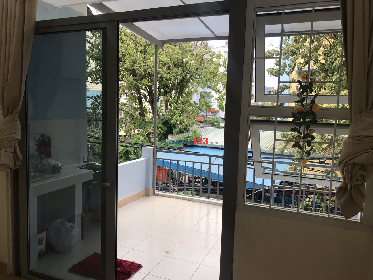 Tìm Nữ ghép phòng 32m2 Nguyễn Văn Thương,P25,Bình Thạnh Ban công rộng, Full Nt