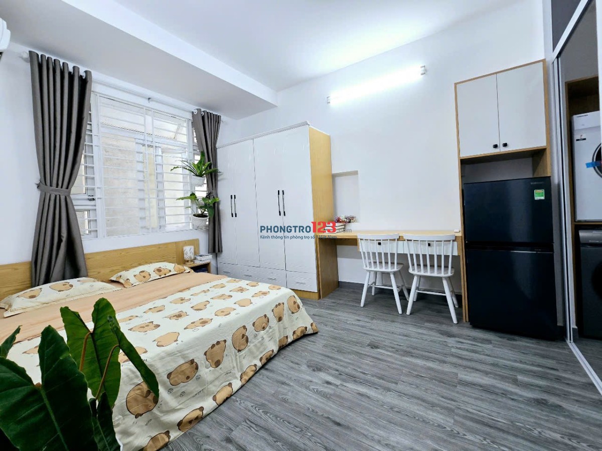 Cho thuê phòng full nội thất đường Cách Mạng Tháng 8, Quận 3 – Gần chợ, trường học, trung tâm