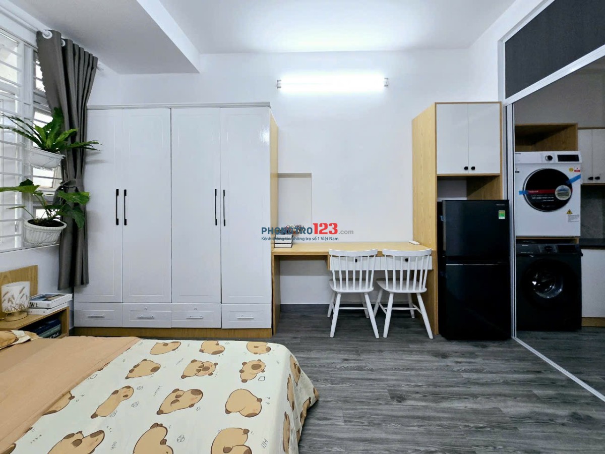 Cho thuê phòng full nội thất đường Cách Mạng Tháng 8, Quận 3 – Gần chợ, trường học, trung tâm