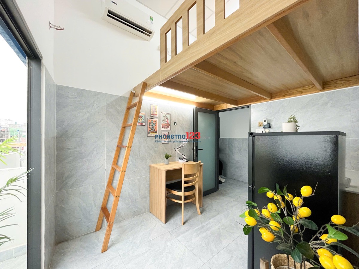 Căn hộ gác lửng xinh xắn – Sống tiện nghi ngay trung tâm Gò Vấp Gần Công viên Gia định , Đại học CN