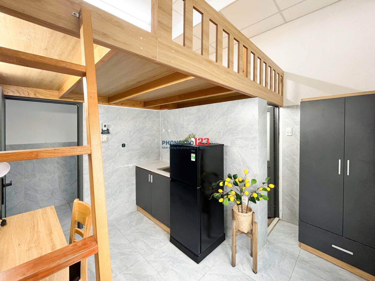Căn hộ gác lửng xinh xắn – Sống tiện nghi ngay trung tâm Gò Vấp Gần Công viên Gia định , Đại học CN