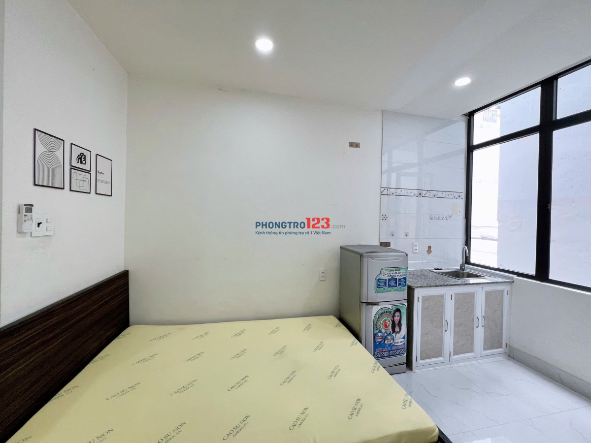 PHÒNG TRỌ 25M2 GẦN ĐH NGOẠI THƯƠNG, GIAO THÔNG VẬN TẢI, HUTECH FULL NỘI THẤT, MỚI, GẦN ĐIỆN BIÊN PHỦ