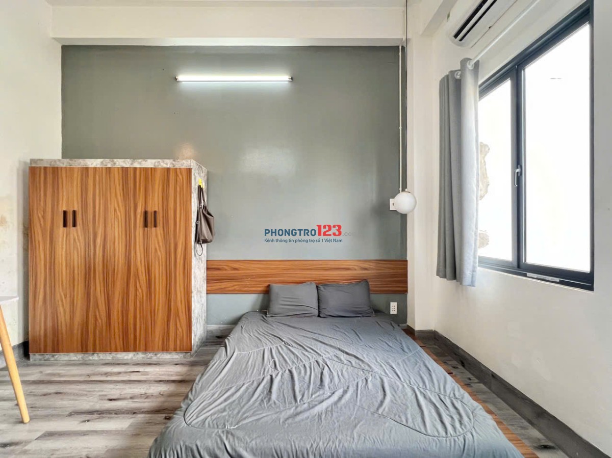 PHÒNG TRỌ FULL NT CỬA SỔ LỚN CÓ MÁY GIẶT RIÊNG Ở BÌNH THẠNH GẦN ĐẠI HỌC VĂN LANG-LH: 0334998413