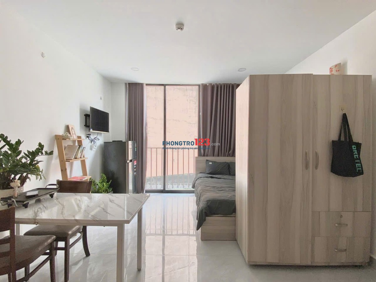 CHO THUÊ CĂN HỘ STUDIO - BAN CÔNG - THANG MÁY - GẦN ĐH Văn Lang Cs2, Phan Văn Trị - Cho Nuôi Mèo