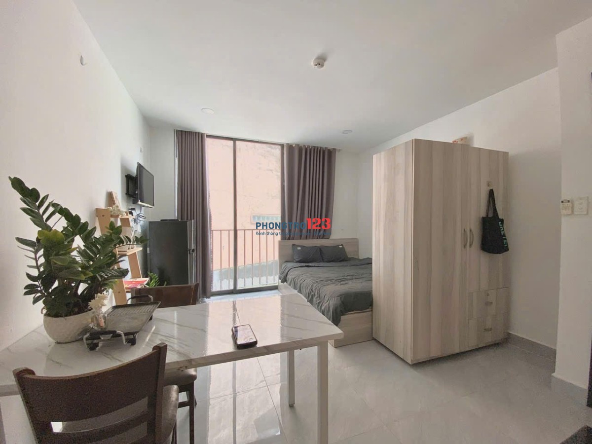 CHO THUÊ CĂN HỘ STUDIO - BAN CÔNG - THANG MÁY - GẦN ĐH Văn Lang Cs2, Phan Văn Trị - Cho Nuôi Mèo